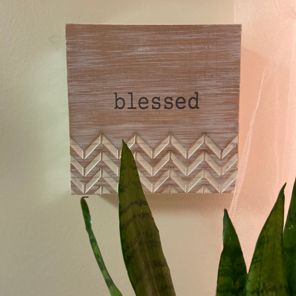 “Blessed” Wall Plaque